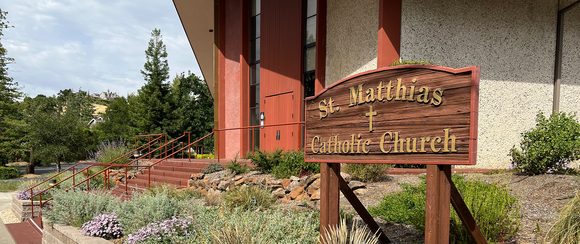 <br><center>St. Matthias Parish<br><strong>&</strong> Preschool</center><center><strong>Redwood City, California</strong></center>