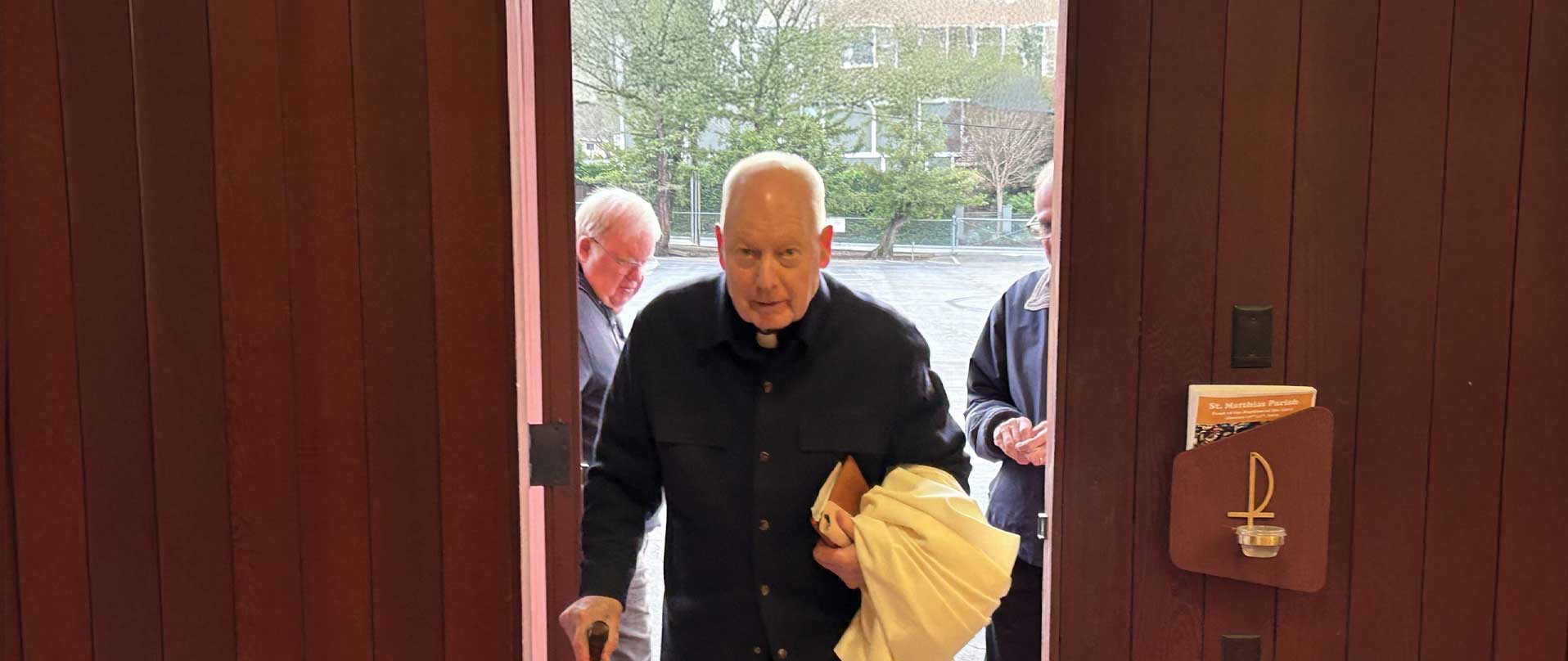 <br><center>St. Matthias Parish<br>& Preschool</center><center><strong>Redwood City, California</strong></center>